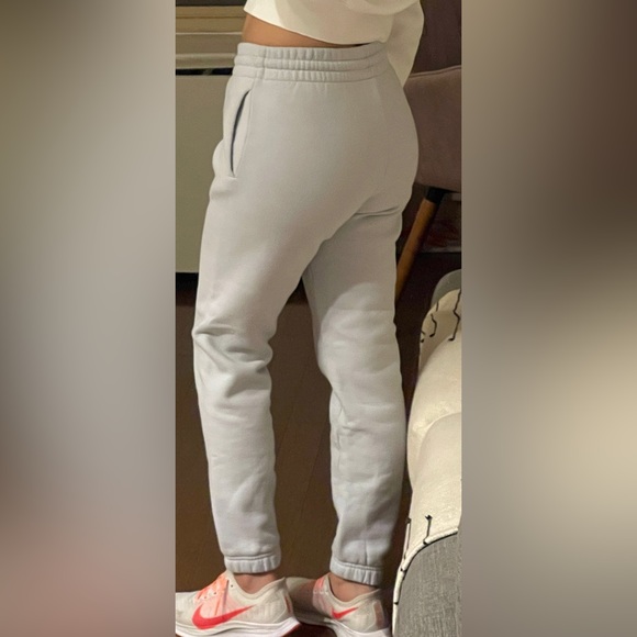 Aritzia Tna Cozy Fleece Perfect Sweatpants (mirror blue) - Picture 4 of 14